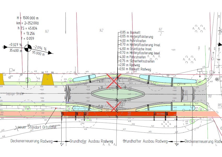 Ausbau Radweg